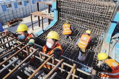 濱鐵2號線第3合同段全面復(fù)工，建設(shè)者清明假期堅(jiān)守崗位保進(jìn)度